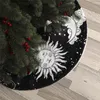 Dekoracje świąteczne drzewo Dekoracja spódnicy rekwizyty świąteczna pad atmosfera Ozdoba Słońca Księżyc Druk do salonu ogród sypialni
