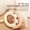 Calentador práctico ajustable de 2 velocidades ola de calor parabólico Invierno mini linda garra de gato Calentador de mano USB Senderismo al aire libre Oficina portátil disponible en tres colores