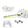 2 4CHz RC Robot Dinosaure Jouets Caméléon Pet Lumière Variable Télécommande Modèle Électronique Animal Robot Intelligent Kit Jouets Y206962730