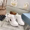 Scarpe formali da donna in pelle di design casual Moda corda da cucire legata tacchi alti 8,5 cm lusso da passeggio spettacolo scarpe da sposa per feste scatola abbinata taglia 35-40