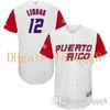 Maglia da baseball Proword Air01 Puerto Rico 9 Javier Baez 21 Roberto Clemente 1 Carlos Correa 2017 World Baseball Classic USA 45 Donald Trump Yadier Molina Maglia da baseball