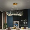 Pendant Lamps Nordic Ginkgo Leaf Modeling Acrylic Metal Lights Living Room Decor Dining Furniture Restaurant Light LED Lamp