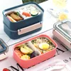 Servis s￤tter Internet Celebrity Salad Container Portable Lunch Box Japanese Candy Heated Containers BBQ Take Out Bento