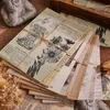 Notes 30Pcs/Lot Memo Pad Material Paper Vintage Inspiration Junk Journal Scrapbooking Card Background Notepad Drop Delivery 2022 Off Dhljz