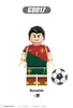 G0103 futbolcu minifigs mini oyuncak figür neymar balya kroos yapı taşları