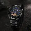 Relógios de pulso para o Fashion Relogio Relogio Masculino, Relógios masculinos de luxo Tourbillion Watch Mechanical impermeável Business Men