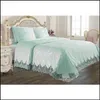 Bedspread French Luced Guipure double 6pcs pique set bedspread pillowcases bed er bedding bedspreads 2022 h dh7qf