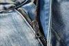 Kl￤der jeans m￤n kvinnor t skjortor panther tryck arm￩ gr￶nt l￤nge distribuerad bomulls kanin klisterm￤rke broderi smal denim rak cyklist mager byxor#312