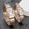 wristwatches watches for women quartz diamond square watchs Stainless Steel iced out Sapphire Luminous endurance watchs movement watch Wristwatch dhgates