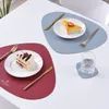 Heat Resistant Place Mats PU Faux Leather Oil Water Resistant Washable Non Slip Tableware Placemats