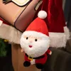 Cute Santa Elk Plush Stuffed Toys Christmas Room Decorations Kids Gifts WLL1780