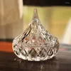 Opslagflessen snoep van glas mooie Europese creatieve drop water zoete diamanten pot jar sieraden dozen snuisterij