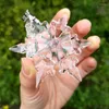 Interieurdecoraties 2022 Crystal Snowflake Cars Hangende ornamenten Hangaccessoires Superior kwaliteit achteruitkijkspiegel Superior kwaliteit