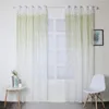 Curtain European Style Jacquard Design Home Decoration Modern Tulle Fabrics Organza Sheer Panel Window Treatment