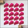 Emballage Cadeau 50 Pcs Triangle Gâteau Boîtes Boîte À Bonbons Créative Sucre Pratique Conteneur Cadeau Belle Présente Des Cas Pour La Fête À La Maison Skyblue C Dhjcc