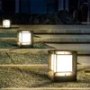 Utomhus Garden Square Post Light E27 Vattentät kolonnstaket Staket gåtsbalkong Villa Landscape Chapiter Decor Lamp