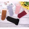 MS New Faux Suede Gloves للحفاظ على طلاب الشتاء الدافئ أكثر من طلاب هان جميل بالإضافة إلى Velvet Touch A Leatteakes J220719