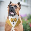 Dog Collars Stylish Formal Bandana Wedding Collar Pet Tear Resistant Bow Tie