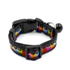 Colliers pour chiens mode collier pour animaux de compagnie Halloween cloche Festival Traction laisse animaux de compagnie Acessorios chiens harnais personnalisé