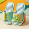 Pantoufle kocotree marque dessin animé dinosaur enfants s enfants chaussures de maison bébé chambre à coucher au printemps flax automne 221028