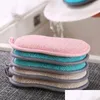 Sponges Scouring Pads 6 3 1Pcs Double Sided Kitchen Cleaning Magic Sponge Scrubber S For Dishwashing Bathroom Accessorie 220926 Dr Dhnwu