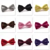 Bow Ties Hooyi Mens Bowtie för män Fashion Polyester Neck Tie Gravata