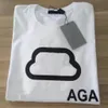 Camiseta de moda para hombres y mujeres Autumu Carta de tela Inter