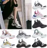 2023 fashion casual shoes block archlight genuine leather dad shoe sneakers mens womens women men mesh black breathable bows platform