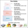 Storage Boxes Bins Foldable Clothes Storage Box Modern Style Household Underwear Panties Socks Organizer For Oxford Cloth Containe Dhvgi