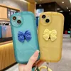 Étuis en silicone TPU souples et transparents à la mode, couverture antichoc en gel de caoutchouc avec dragonne à nœud, dragonne pour iPhone 14 13 12 11 Pro Max XR XS Max 8 7 6S Plus