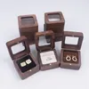 Present Wrap Wood Jewelry Box Wedding Ring Earring Rings Organizer Luxury Packaging Armband Package