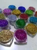 Glitter per unghie 18Pots LOT Holographic Ultra Fine .008 forniture in resina arcobaleno glitter unghie sciolte s 5gpot LB100-789 221027