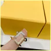 Women Luxurys Designer Rings Diamond F Engagements for Womens Love Ring Designers Jewelry Gold Gold Anello all'ingrosso Nuovo