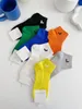 Çorap terlik ayak bileği çorap pamuk malzeme iç çamaşırı spor spor atletik çift iğne çapraz baskılı etiket Bahar sonbahar için uygun gündelik