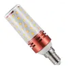 Trójkolorowa żarówka kukurydziana LED E14 Świeca E27 Lampa 2835 SMD110V 220V ciepłe białe 3000K Cool 6500K