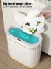 Pattumiere Joybos Bagno Cestino Elettronico Automatico Sensore Intelligente Bidone Della Spazzatura Toilette Domestica Suppies Domestici 221027