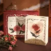 Gift Wrap Rose Paper Bags For Party Festival Christmas Wedding Valentine's Day YearGift Packing Treat Bag Supplies