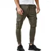 MEN039S PANTS MEN AUTURN WINTER CASUAR TIGHT SOLID MULTIPOCKER RUNNING SPORTS SWEATPANTS MEN39S JOGGER FITNESS OUNSOUS4794412