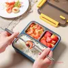 Dinnerware Sets Green Home Kitchen Container Thermal Insulation Square Lunchbox Stainless Steel Lunch Box Containers With 3