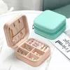 Jewelry Boxes 2022 Organizer Display Travel Case Portable Box Leather Storage Earring Holder Amp Bins Drop Delivery Smtlv