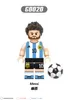 G0103 لاعب كرة القدم Minifigs Mini Toy Figure Neymar Bale Kroos Building Builds