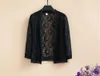 Women's Knits Female Summer 3/4 Sleeves Small Shawl Large Size XL 2XL 3XL 4XL 5XL Air Conditioning Shirt Womens Short Lace Cardigan PZ3101