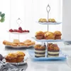 Ustensiles de cuisson 3 niveaux porte-cupcake présentoir plateaux de table assiette de fruits support de gâteau Dessert anniversaire fête de mariage décoration de la maison