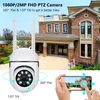 Ultra HD IP-kamera 5MP H.265 PTZ Utomhus WiFi-kameror 1080P AI Människodetektering Säkerhet CCTV-övervakning AP wifi-hotspot