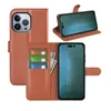 Clamshell mobiltelefonfodral Apple Fashion Handbag Pu Leather Case Insert Cards Mobiltelefonhållare omslag för iPhone 15 14 Plus 13 Pro Max 12 Anti-Drop stötsäker