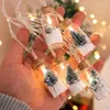 Strings 2m 10Led Christmas Ornamens Lights Tree Fairy String Outdoor Glass wensen fles hangers huizenparty decor