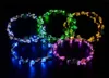 Party Favor LED Flower Crowns Headbands Light Up Headband Garlands Glowing Floral Wreath for Halloween Cosplay Christmas Birthday Wedding XB1