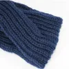 Yoga Hair Bands Women Knitted Cross Warm Headband Headwear Headwrap Sport Tulle Band H007 L221027