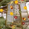 Stringhe 3m 30leds Zucca Pigna Stringa di luce Decorazioni natalizie per la casa Illuminazione natalizia Alimentazione a batteria Ghirlanda remota