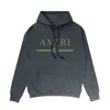 Mode Amirs Sweat à capuche Sweat terme hiver longue marque Sweats à capuche avec lettres pour hommes et femmes Casual coton pull en vrac surdimensionné 6K7Y